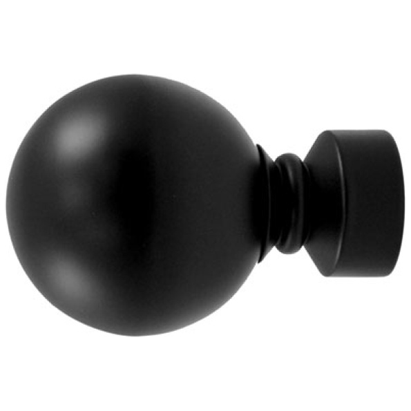 Finial Ball 1/Black - Hardware Fabric  - Dallas