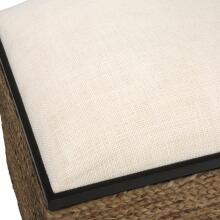 Island-Accent Stool & Ottoman