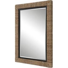 Island-Braided Straw Mirror