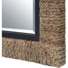 Island-Braided Straw Mirror