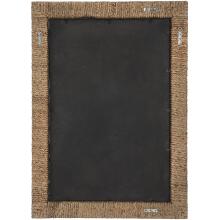 Island-Braided Straw Mirror