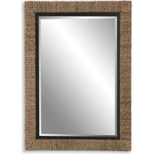 Island-Braided Straw Mirror