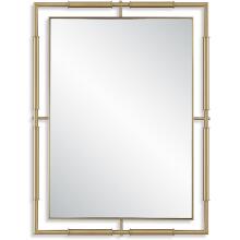 It’s All Connected-Rectangle Brass Mirror