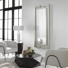 Jamal-Large Metal Modern Silver Mirrors