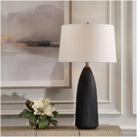Uttermost Jett Black Table Lamp