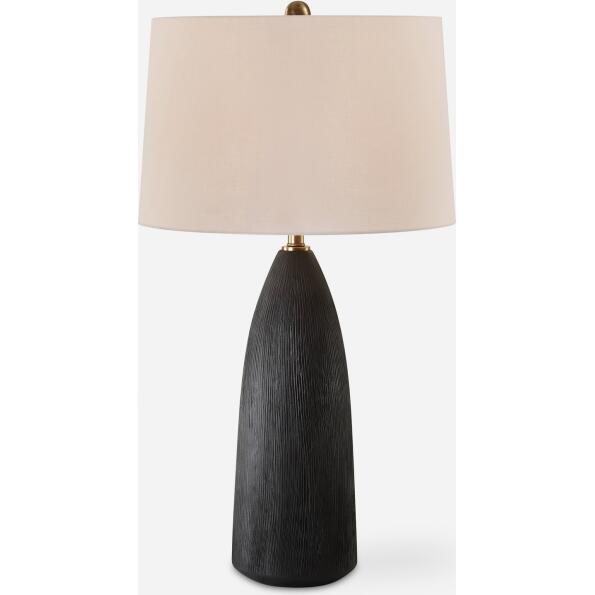 Jett-Black Table Lamp