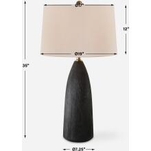 Jett-Black Table Lamp
