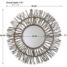 Josiah-Round Wood Mirrors