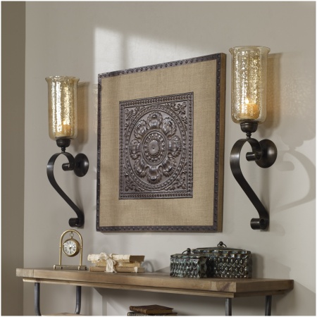 Uttermost Joselyn Bronze Candle Wall Sconce