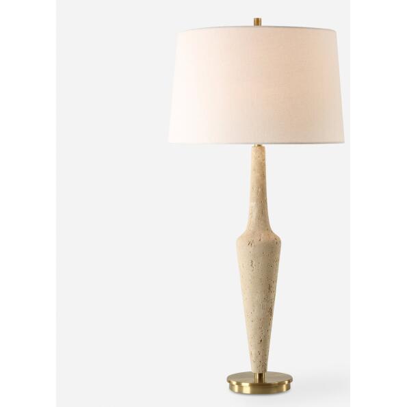 Juliet-Travertine Table Lamp