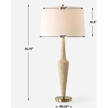 Juliet-Travertine Table Lamp
