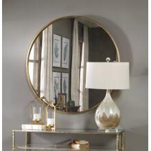 Junius Round-Round Gold Mirrors