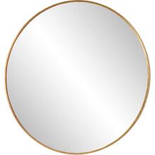 Junius-Large Gold Round Mirror
