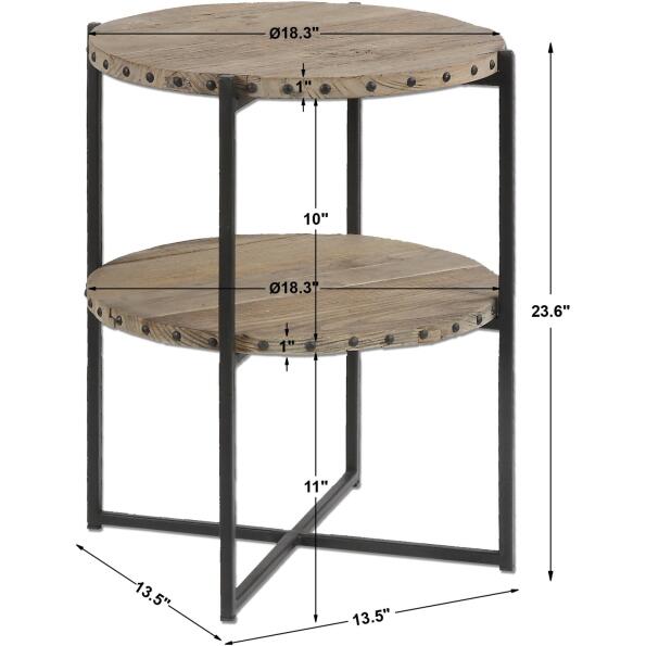Kamau Round Accent Table