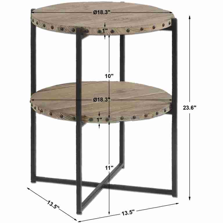 Kamau Round Accent Table