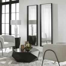 Kahn-Oversized Black Rectangular Mirror