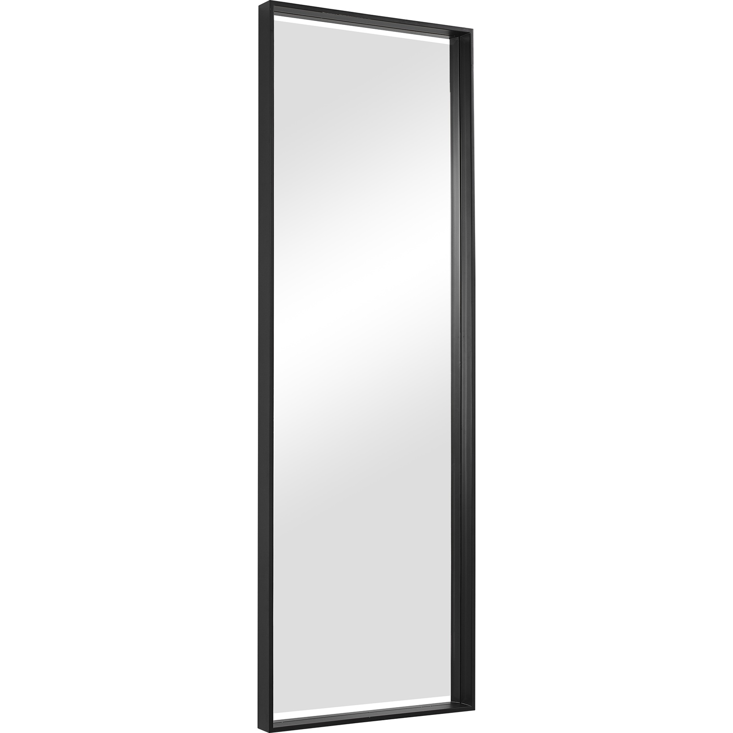 Kahn-Oversized Black Rectangular Mirror