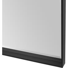 Kahn-Oversized Black Rectangular Mirror