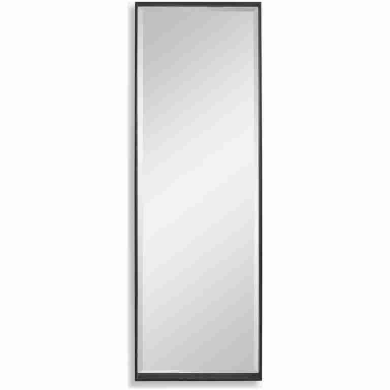 Kahn-Oversized Black Rectangular Mirror