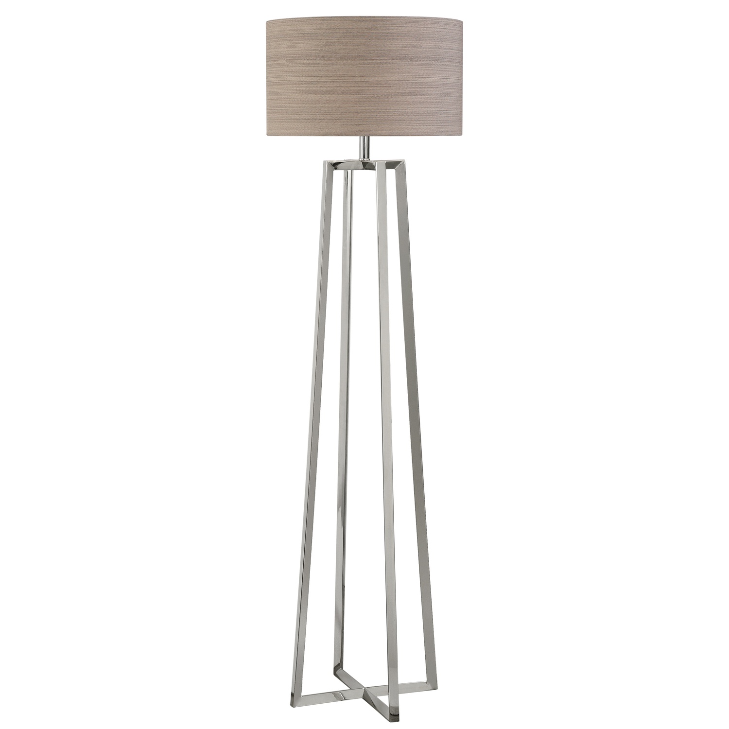 Keokee-Polished Nickel Floor Lamp