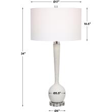 Kently-White Marble Table Lamp