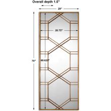 Kennis-Gold Leaf Leaner Mirrors