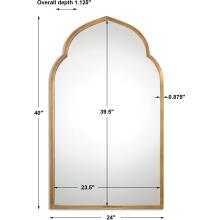 Kenitra-Gold Arch Mirrors