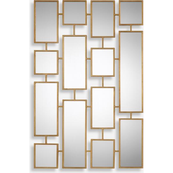 Kennon-Forged Gold Rectangles Mirror