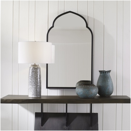 Uttermost Kenitra Black Arch Mirror
