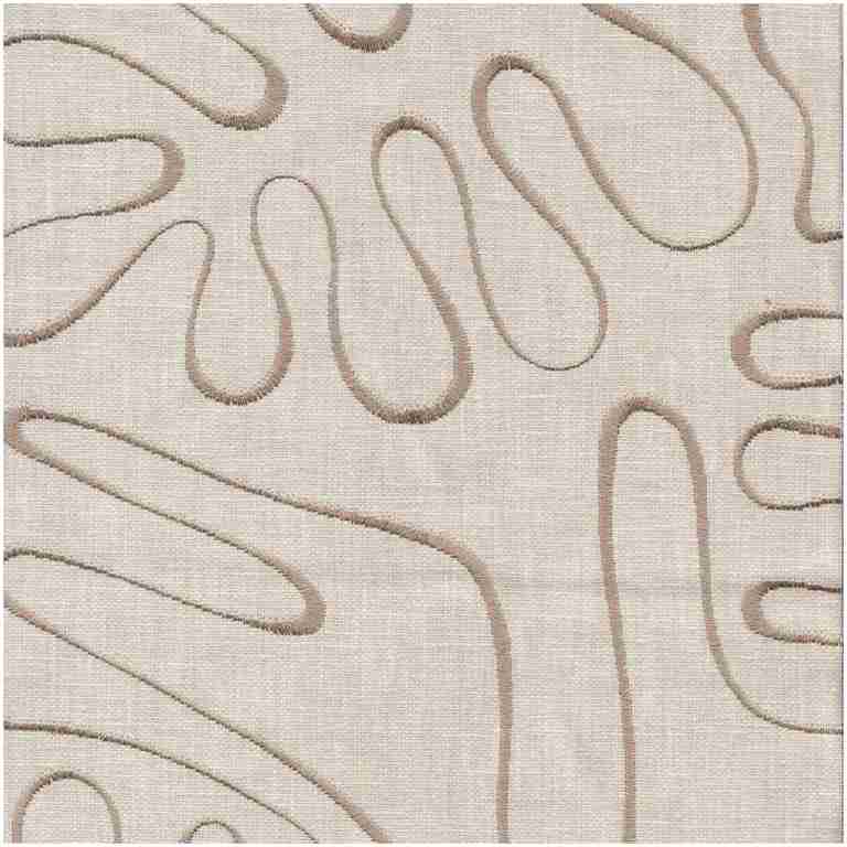 Kisser/Natural - Multi Purpose Fabric Suitable For Drapery
