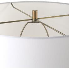 Knox-Travertine Floor Lamp