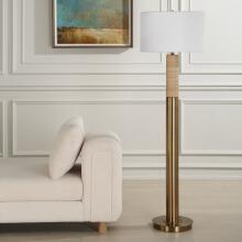 Knox-Travertine Floor Lamp