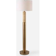 Knox-Travertine Floor Lamp