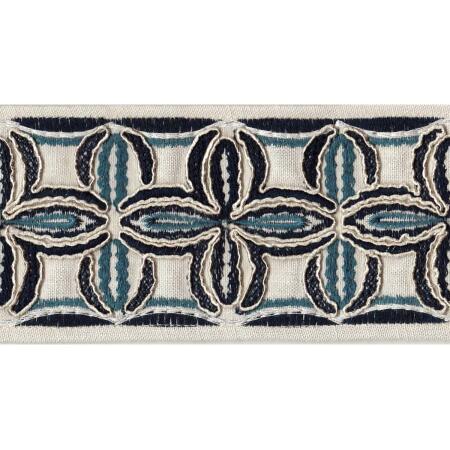 Krista Tape/Blue - Tape Trim - Cypress