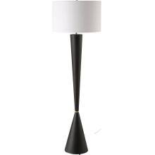 Layla-Black Tapered Floor Lamp