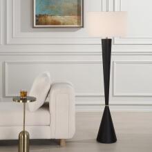 Layla-Black Tapered Floor Lamp