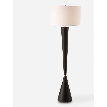 Layla-Black Tapered Floor Lamp