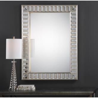 Uttermost Lanester Silver Leaf Mirror