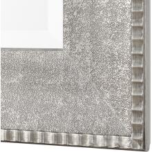 Leiston-Metallic Silver Mirror