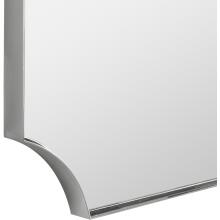 Lennox-Nickel Scalloped Corner Mirror
