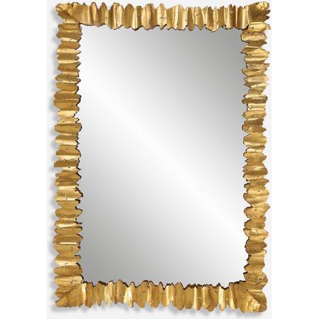 Lev-Antique Gold Mirror