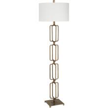 Link-Brushed Gold Floor Lamp