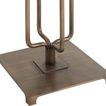 Link-Brushed Gold Floor Lamp