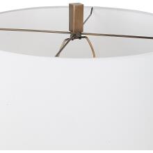 Link-Brushed Gold Floor Lamp