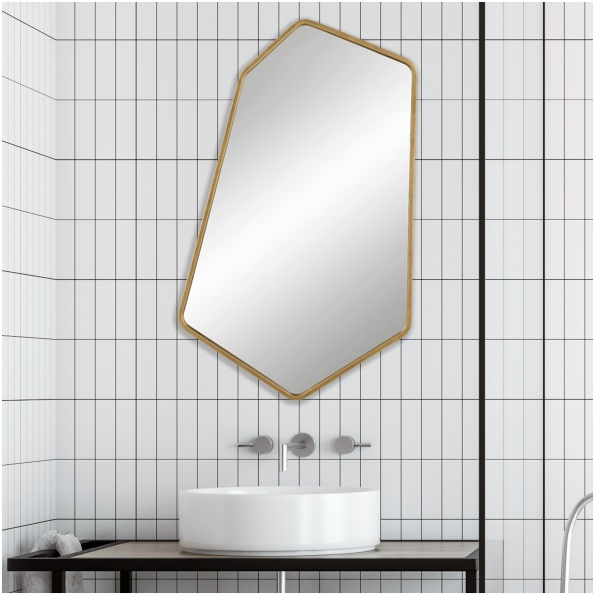 Uttermost Linneah Large Gold Mirror