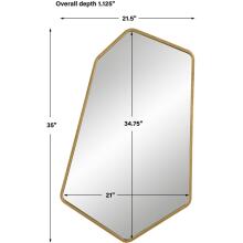 Linneah-Large Gold Mirror