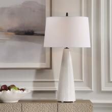 Loire-Ivory Glaze Table Lamp