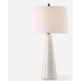 Loire-Ivory Glaze Table Lamp
