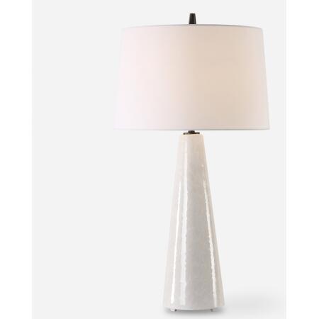 Loire-Ivory Glaze Table Lamp