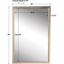 Locke-Chrome Vanity Mirror